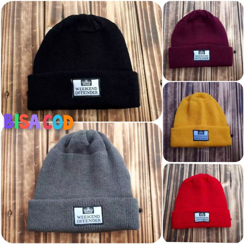 Topi Kupluk Distro Weekend Offender Original Real Pict COD