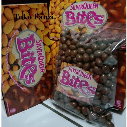 

Coklat Silverqueen Bites Almond Kemasan 500gr