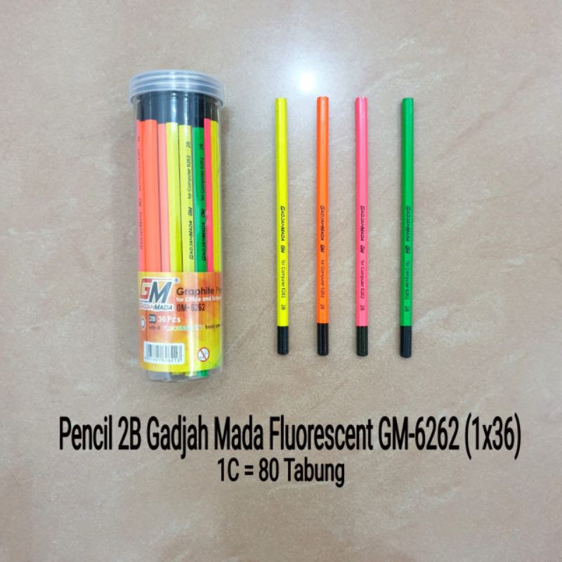 

Pensil 2B Gadjahmada Flourencent Tabung