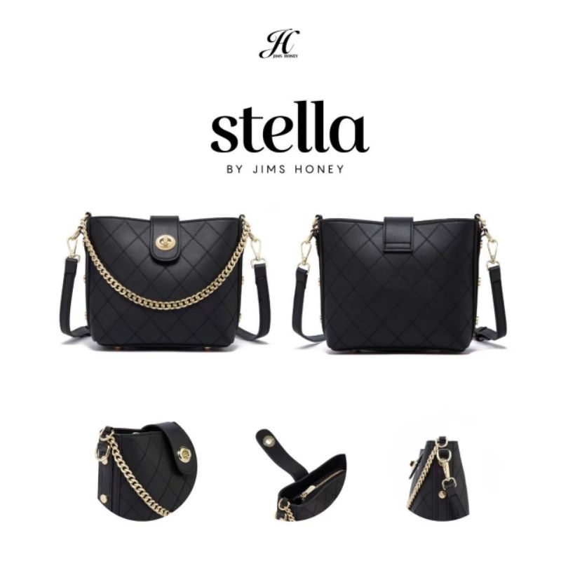 JimsHoney STELLA BAG Original Free Masker 3pcs khusus peach