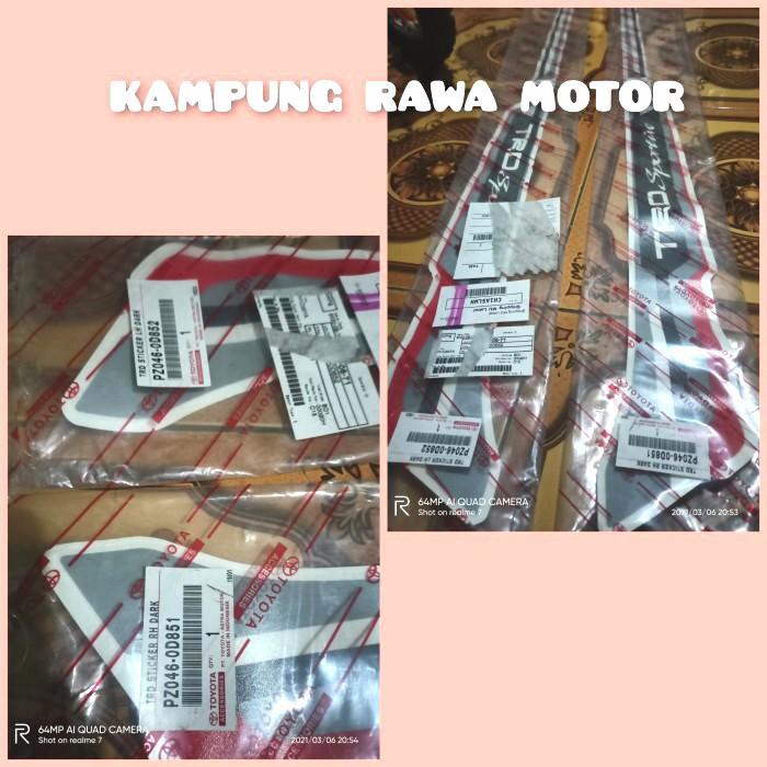 sticker Trd sportivo Yaris 2015. original toyota