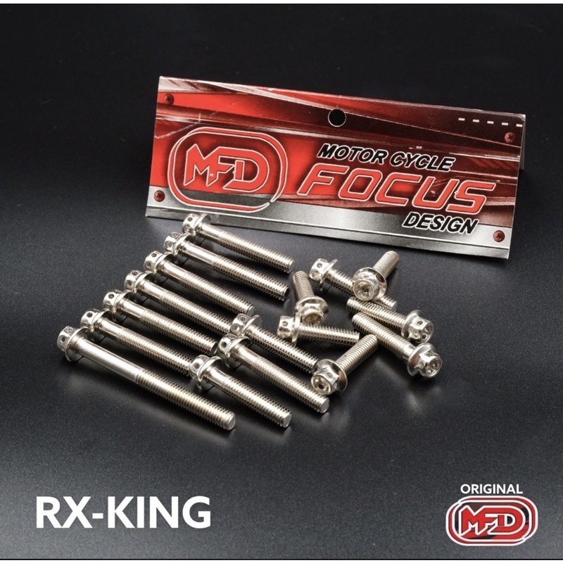 Baut probolt blok mesin bakkalter Rx king RX series full set kanan kiri krum