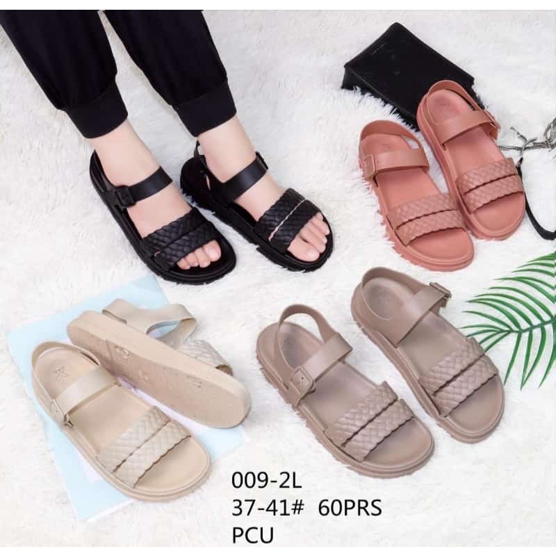 SEPATU SANDAL JELLY KARET IMPORT WANITA LALUNA 009-2L