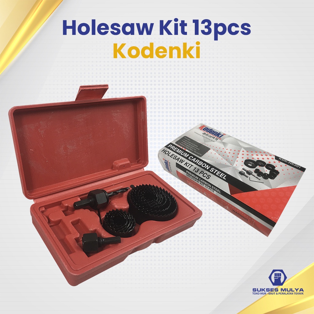 Hole Saw Set 13 pcs Mata Bor Hidroponik Hole Saw Mata Bor Lubang