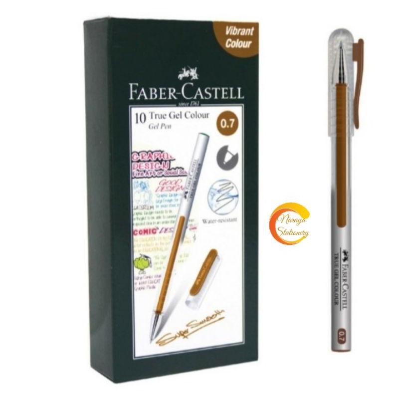 

Faber-Castell True Gel Pen Soft Brown