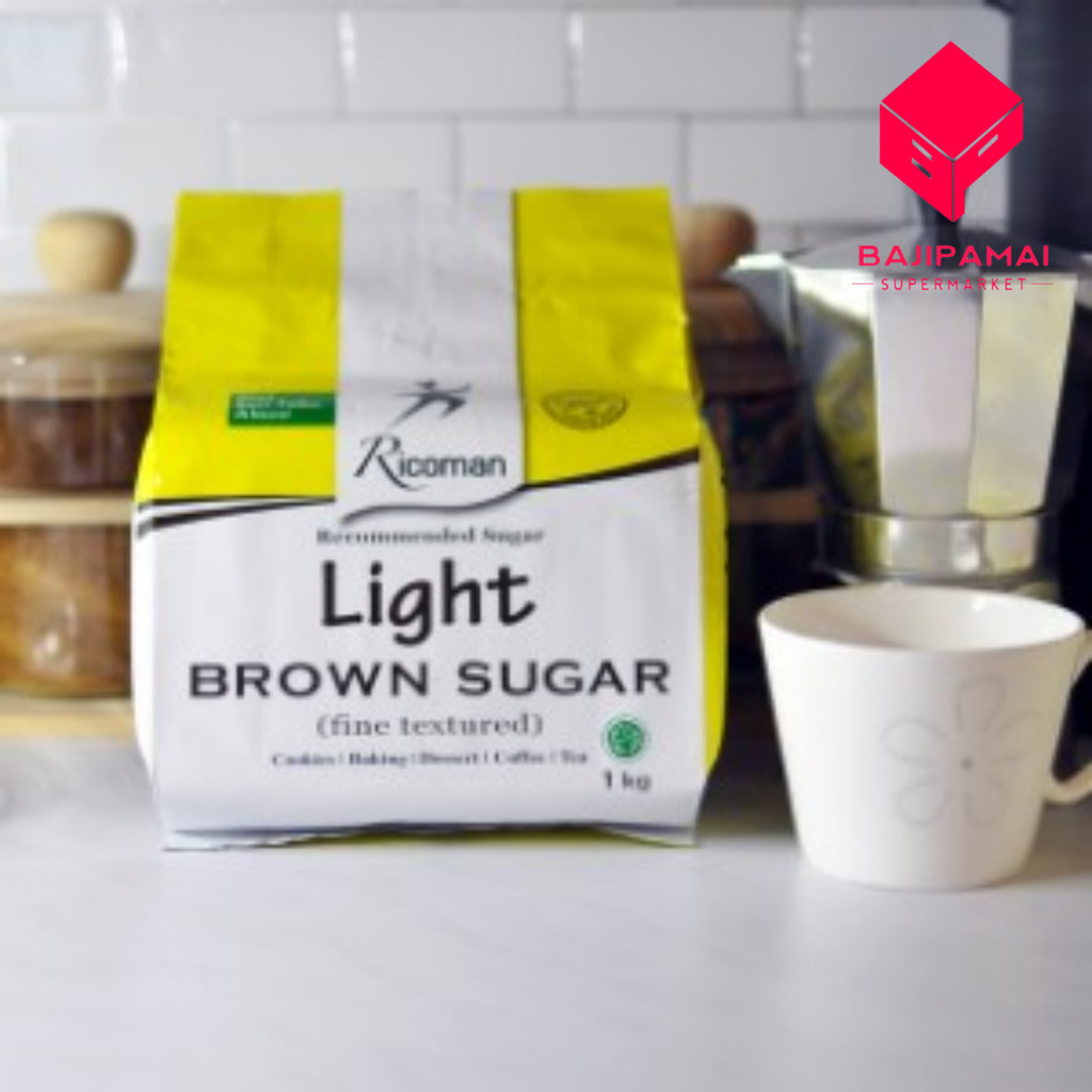 

RICOMAN LIGHT BROWN SUGAR 1KG