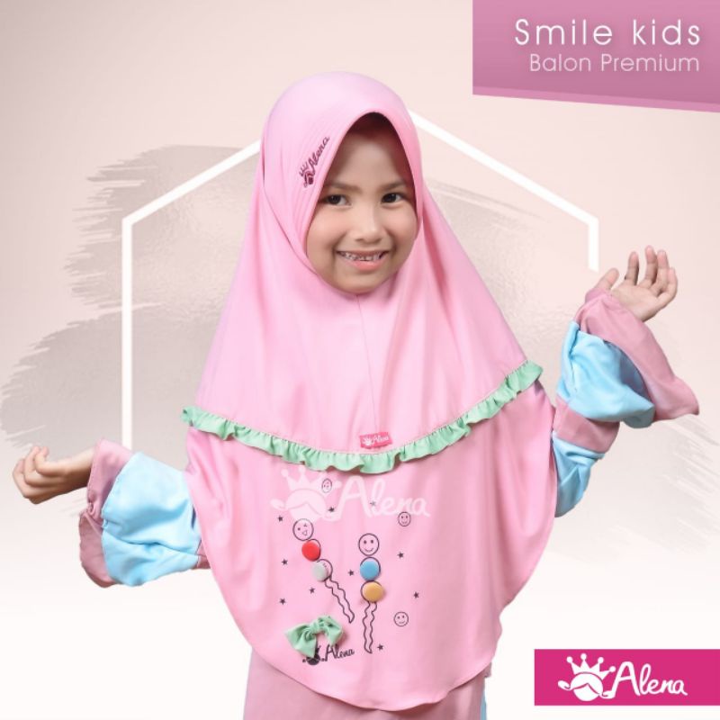 Hijab instan jilbab anak SD SMILE KIDS original ALENA