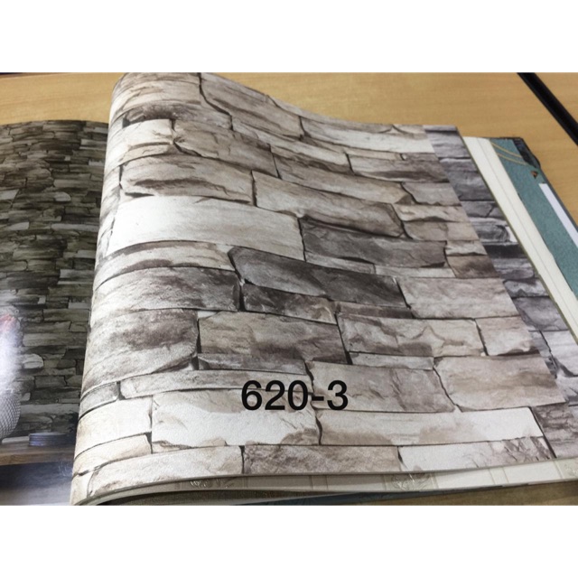 Wallpaper Dinding Motif Batu Bata