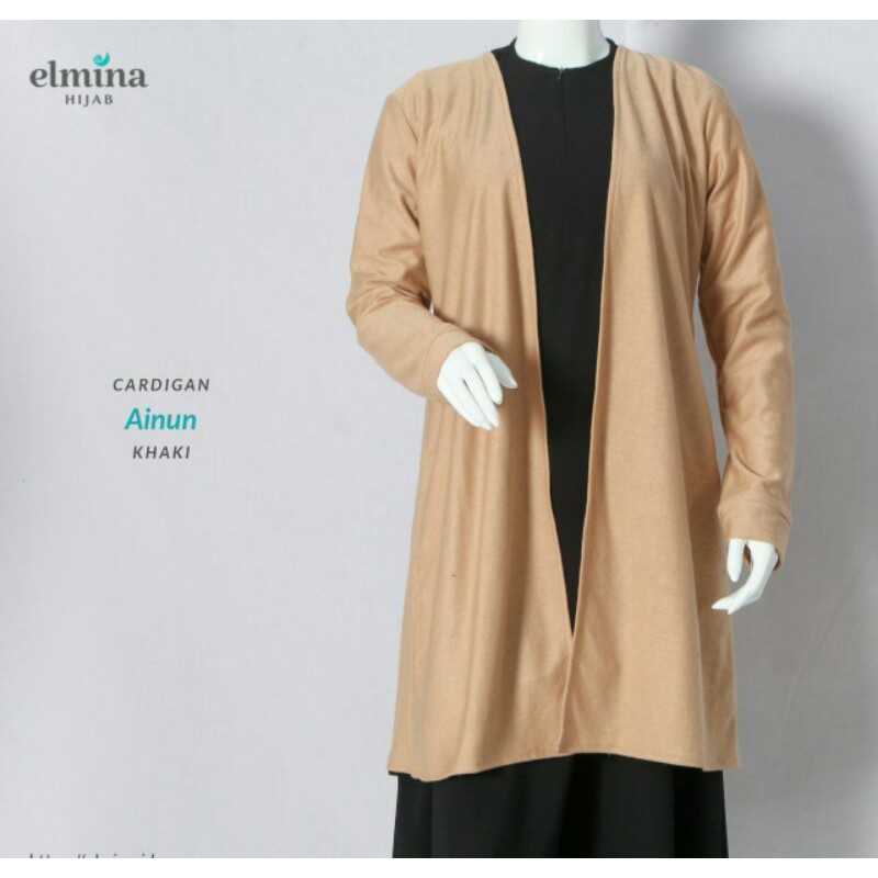 Cardigan Ainun By Elmina Hijab