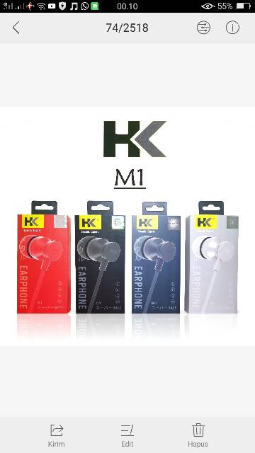 Headset/handsfree/earphone HK M1 SOUNDS EXPERT SUPER BASS METALLIC EARPHONE