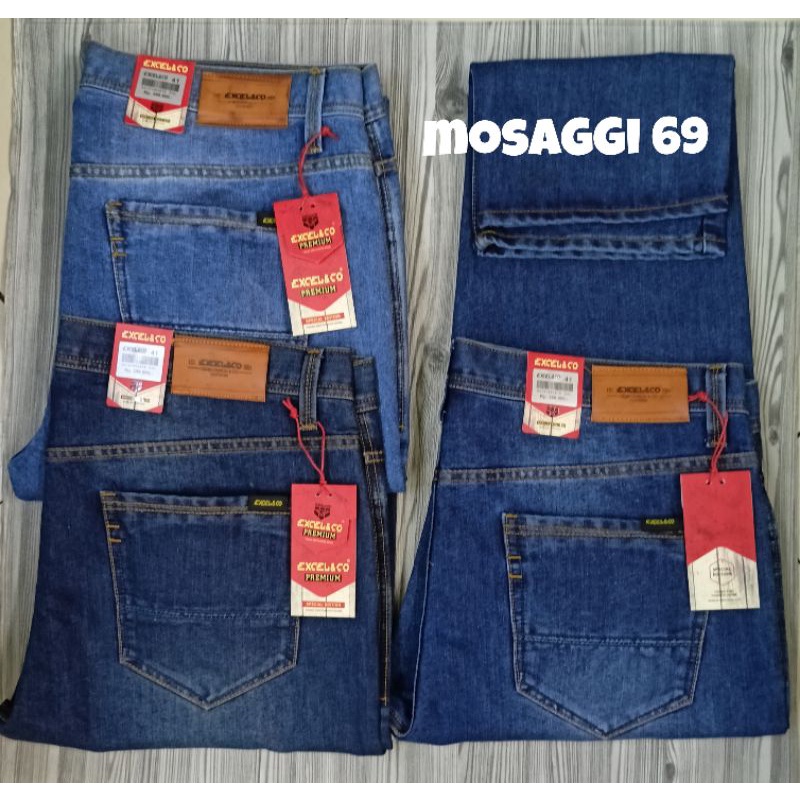 CELANA PANJANG JEANS 39/44 PRIA RING JUMBO REGULER