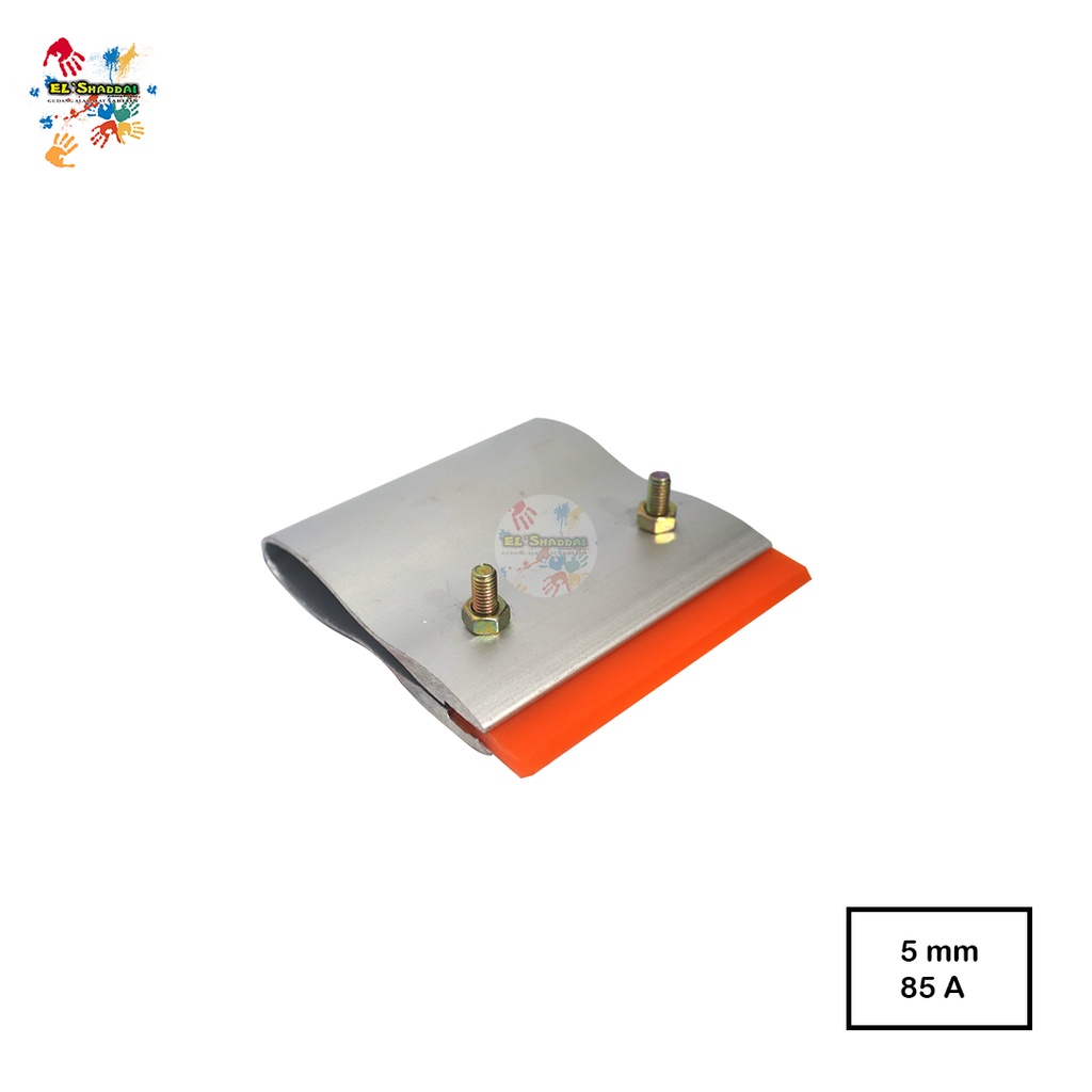 Alumunium Rakel sablon plastik dan kertas 7cm