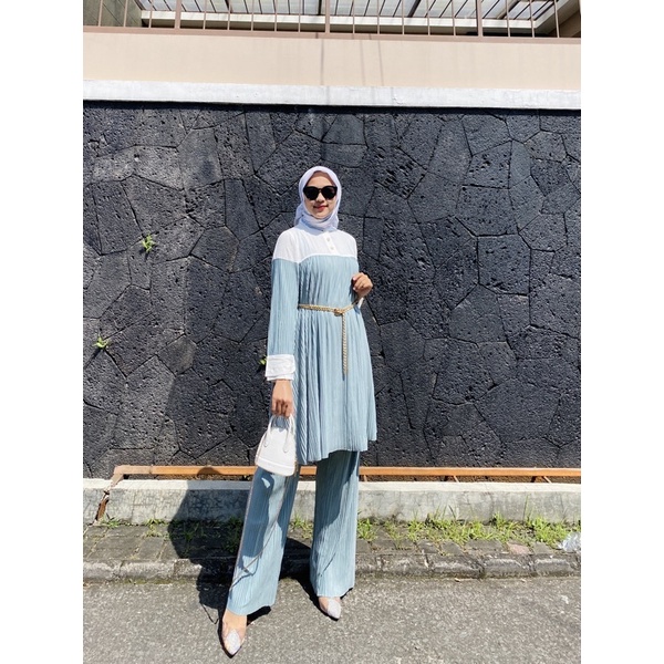 KATIA SET // SETELAN LONG TUNIK + CELANA KULOT