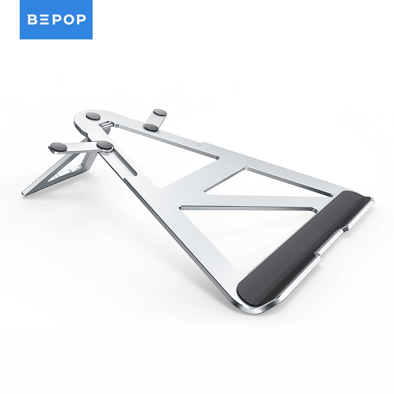 Bepop Stand Laptop Segitiga Alumunium Adjustable Holder Dudukan laptop