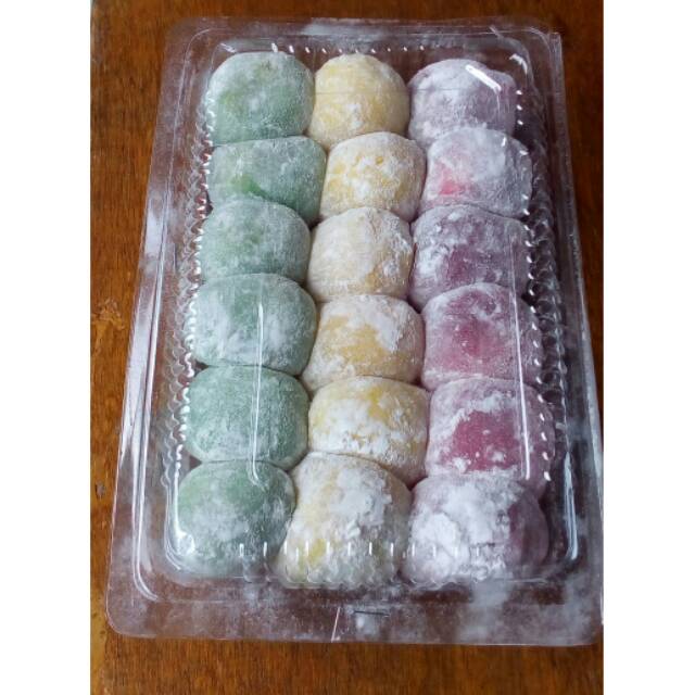 

Moci isian kacang,coklat,keju isi18pcs