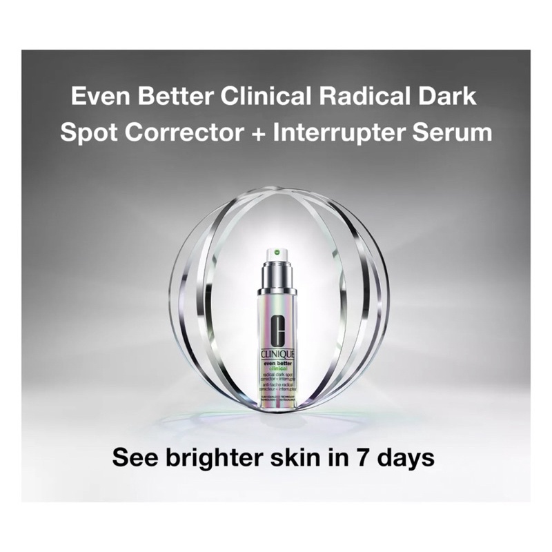 Clinique Even Better Clinical radical dark spot interrupter 50ml 30ml 10ml