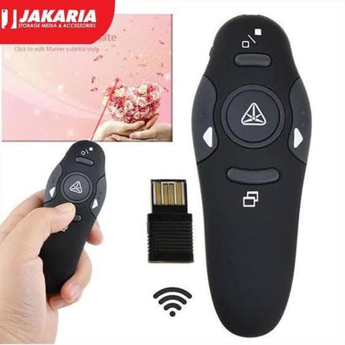 Monggo] Presenter Laser Pointer Wireless Presenter Tg-003