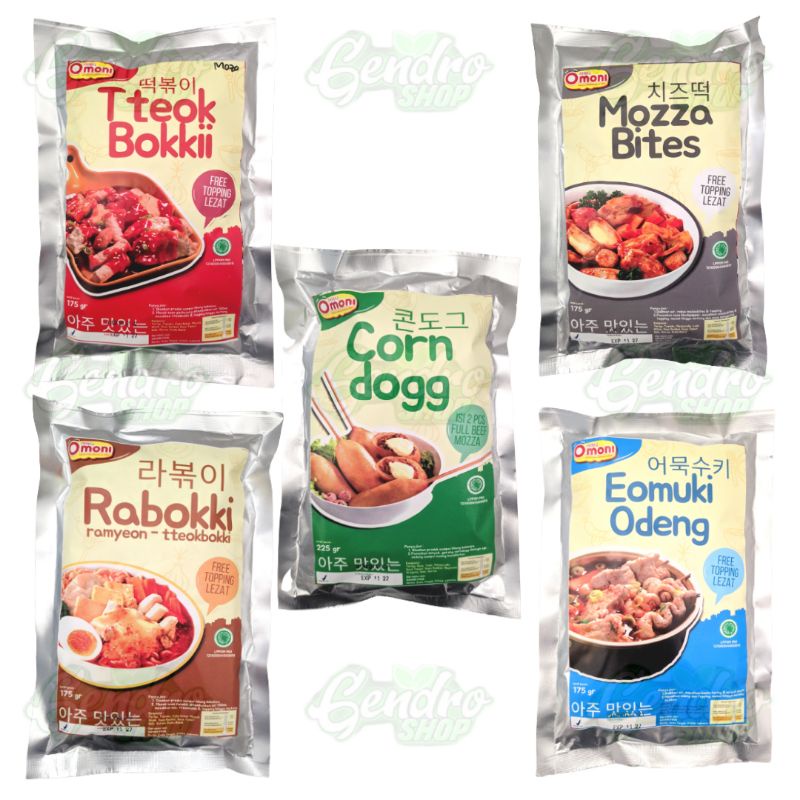Tteokbokki/Topokki/Rabokki/Odeng OMONI mini Size