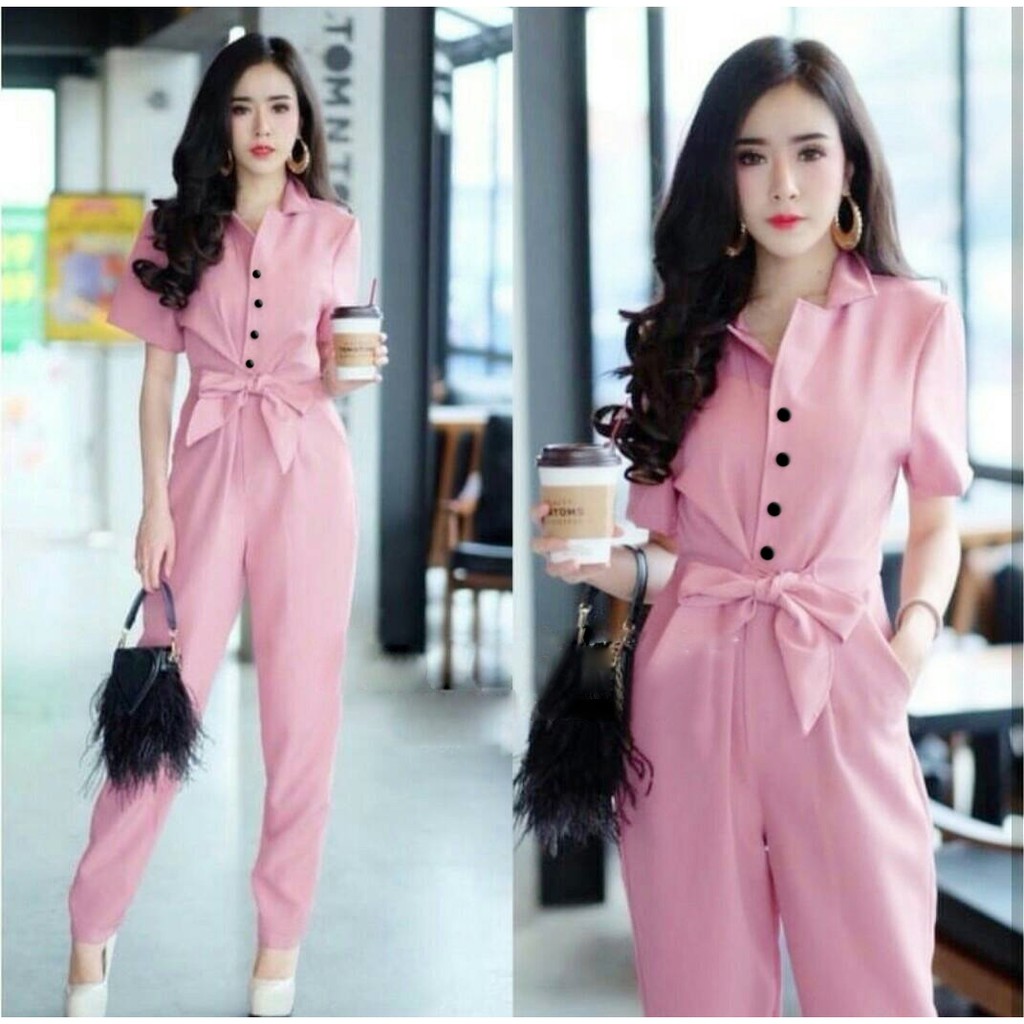 *[GLFK] Jumpsuit Wanita Terbaru / Js Buttonia / Pakaian Wanita Terbaru 2023 / Overall Jumpsuit Wanita Dewasa