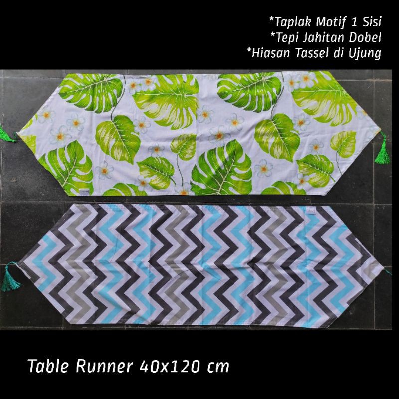 HARVEST PILLOW Table Runner 40x120 Taplak Meja COD