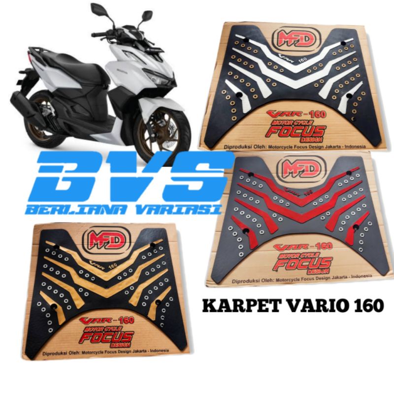 karpet honda vario 160 karpet vario 160 karpet pijakan kaki vario 160