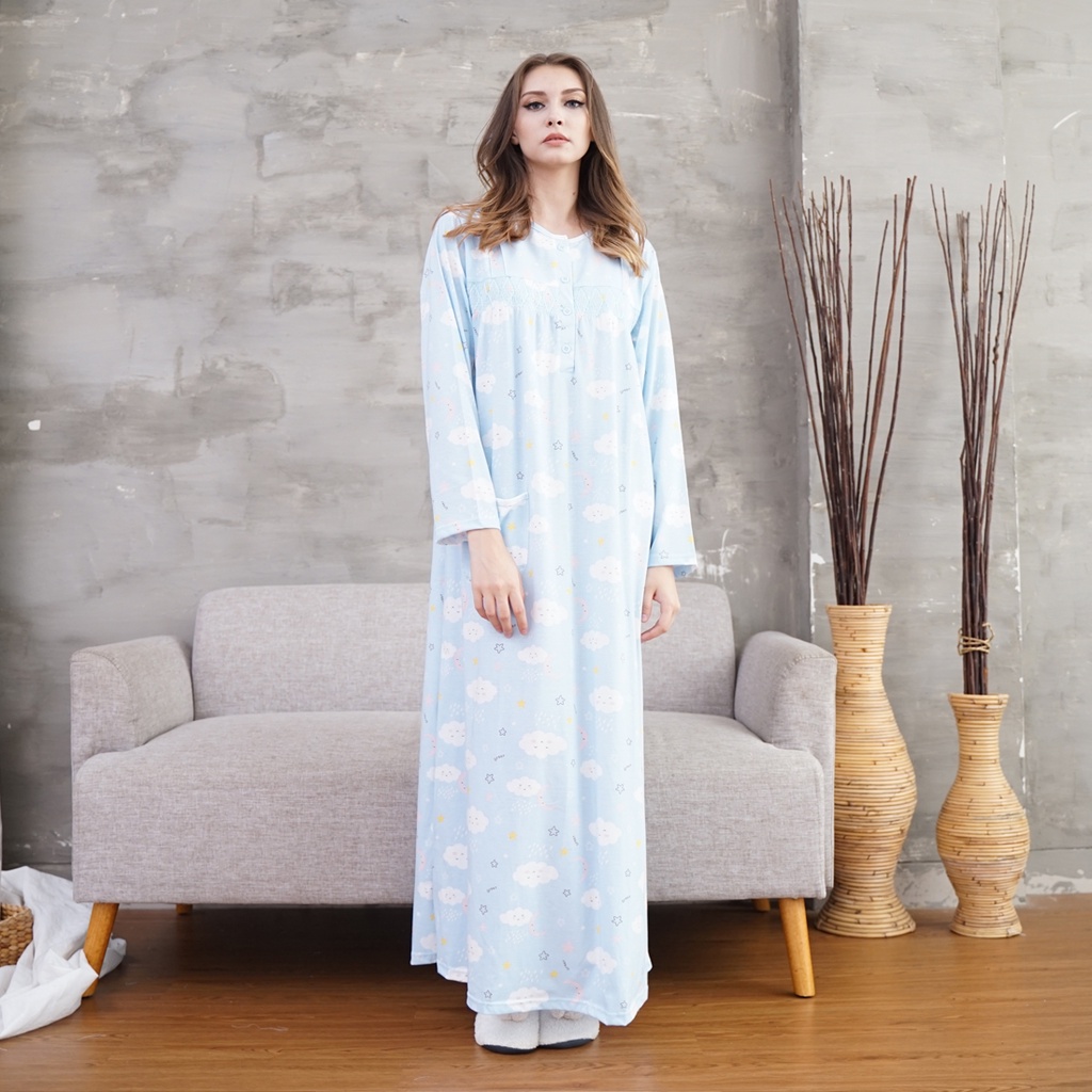 GREET NIGHT WEAR - Daster Kaos Katun Model : D-429 / DTP