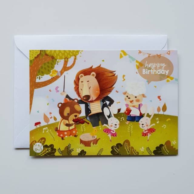 

Kartu ucapan ulang tahun / birthday card + amplop
