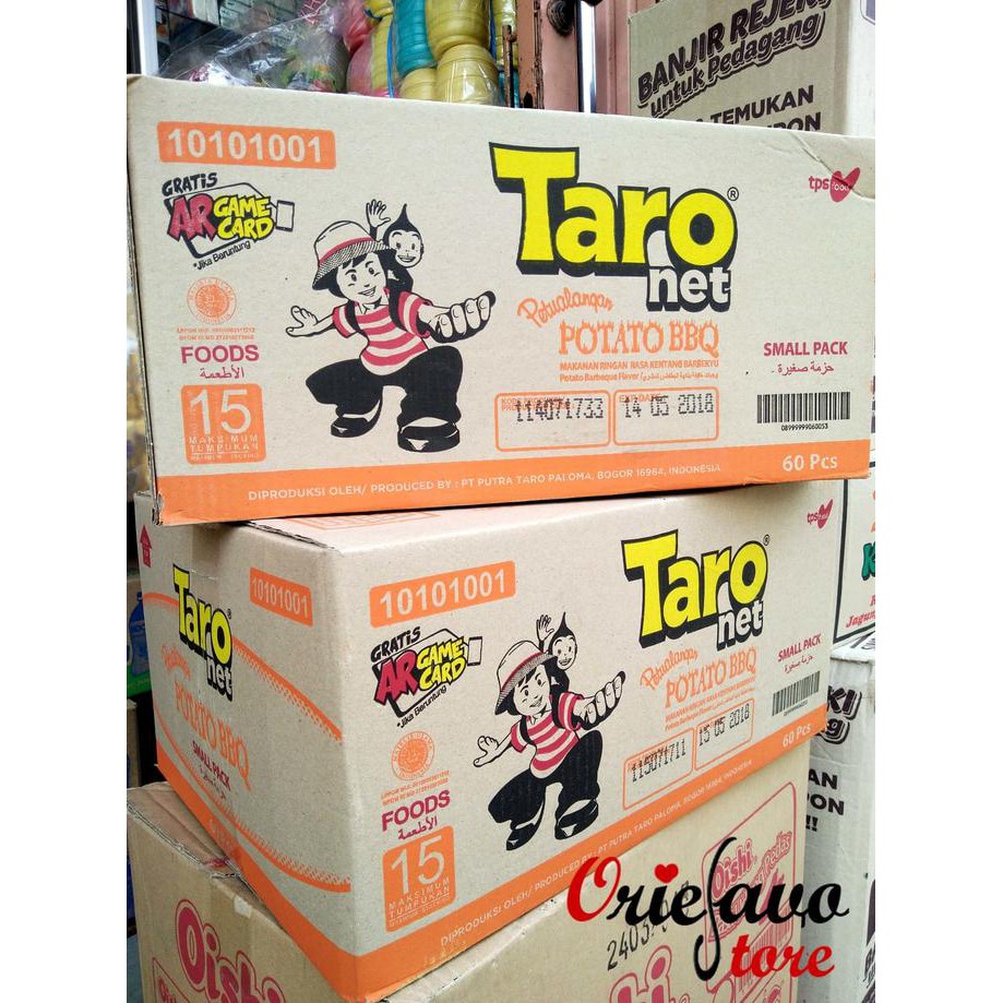 

Chiki Taro BBQ 1 Dus (60 Pcs)