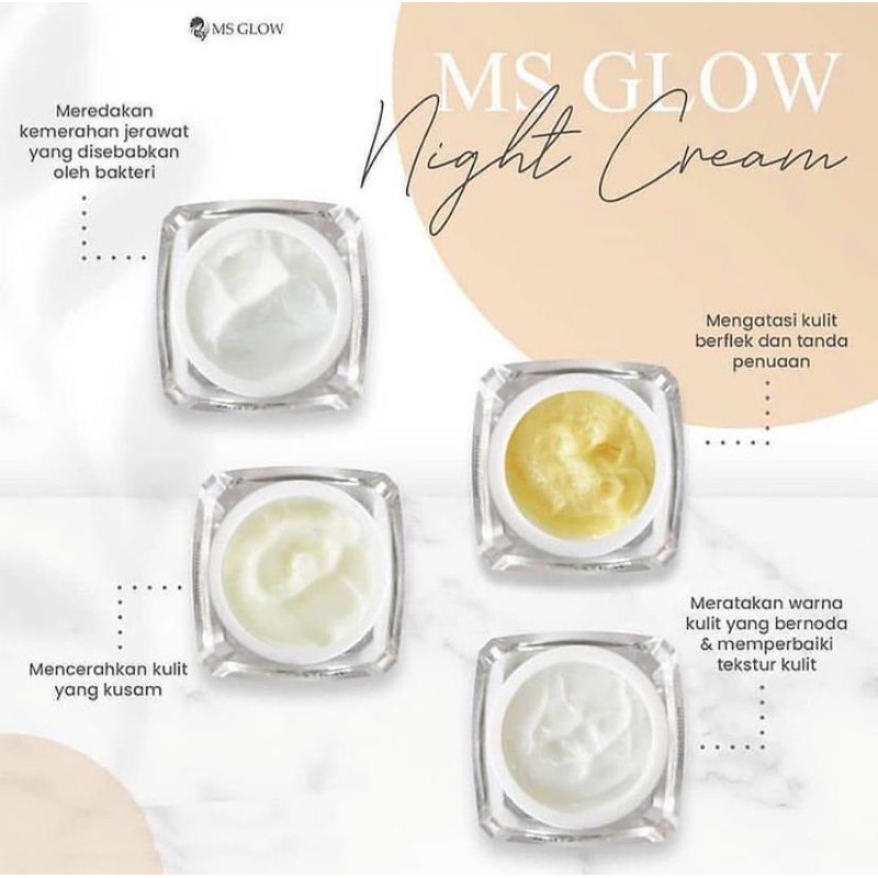 NIGHT CREAM MS GLOW ECER