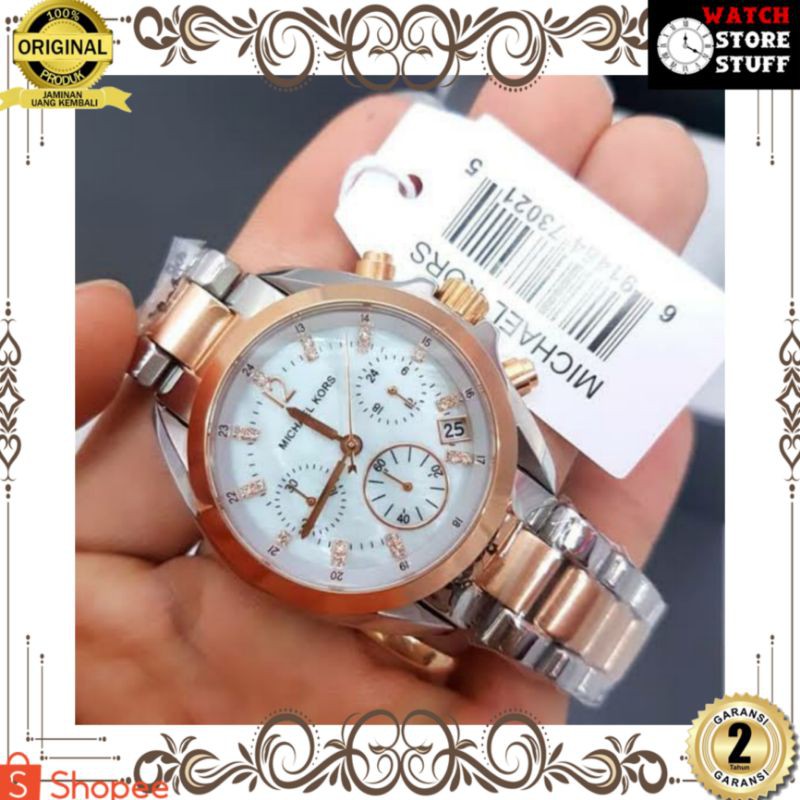 [MICHAEL KORS MK 5907] - JAM TANGAN PRIA WANITA | RANTAI | KULIT | KARET | MURAH | WANITA ORIGINAL