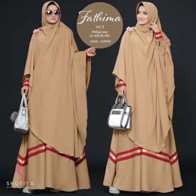 Original Gamis Fatimah Syari by Shofia