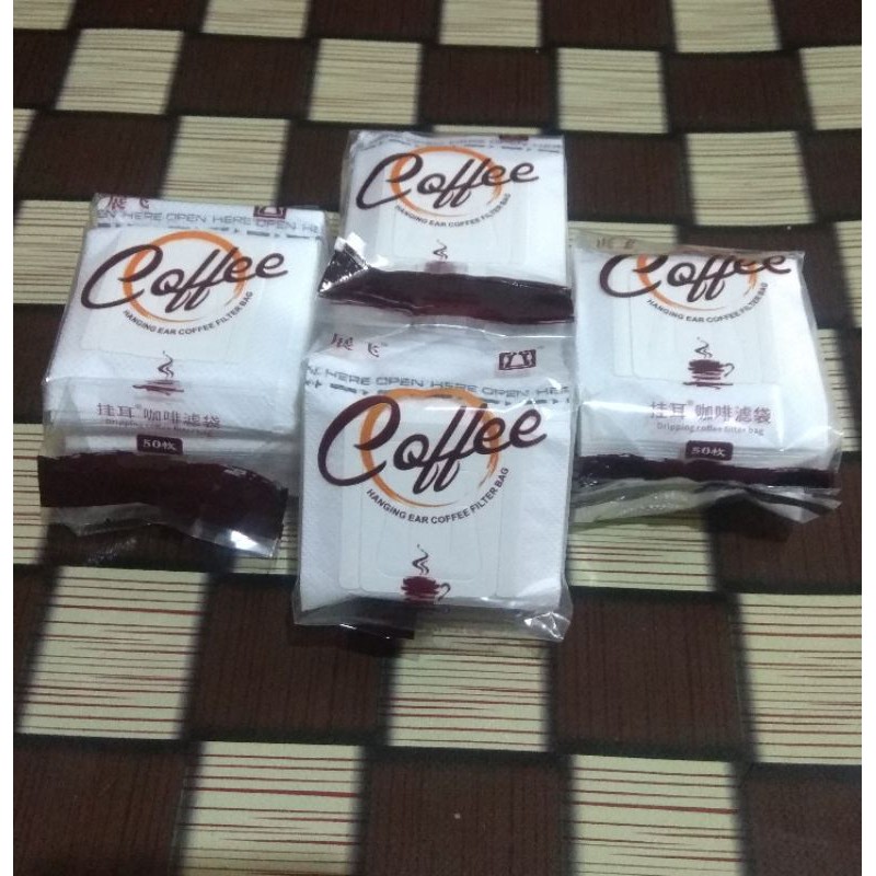 

PROMO drip coffe bag kantong kopi 50 pcs UKM termurah