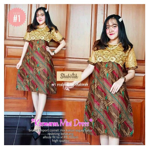 Dress Brokat Kasmaran Mini Batik Brokat Batik Midi Dress Brukat Pastel Midi Brokat Bruklat Pesta