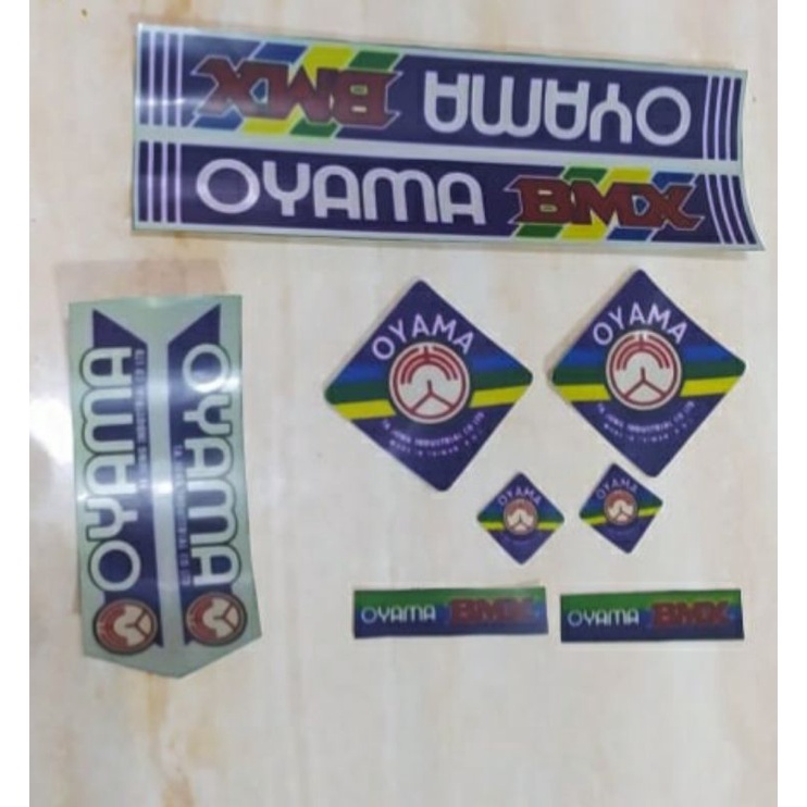 decal set bmx oyama #stiker bmx #stiker oyama #oyama