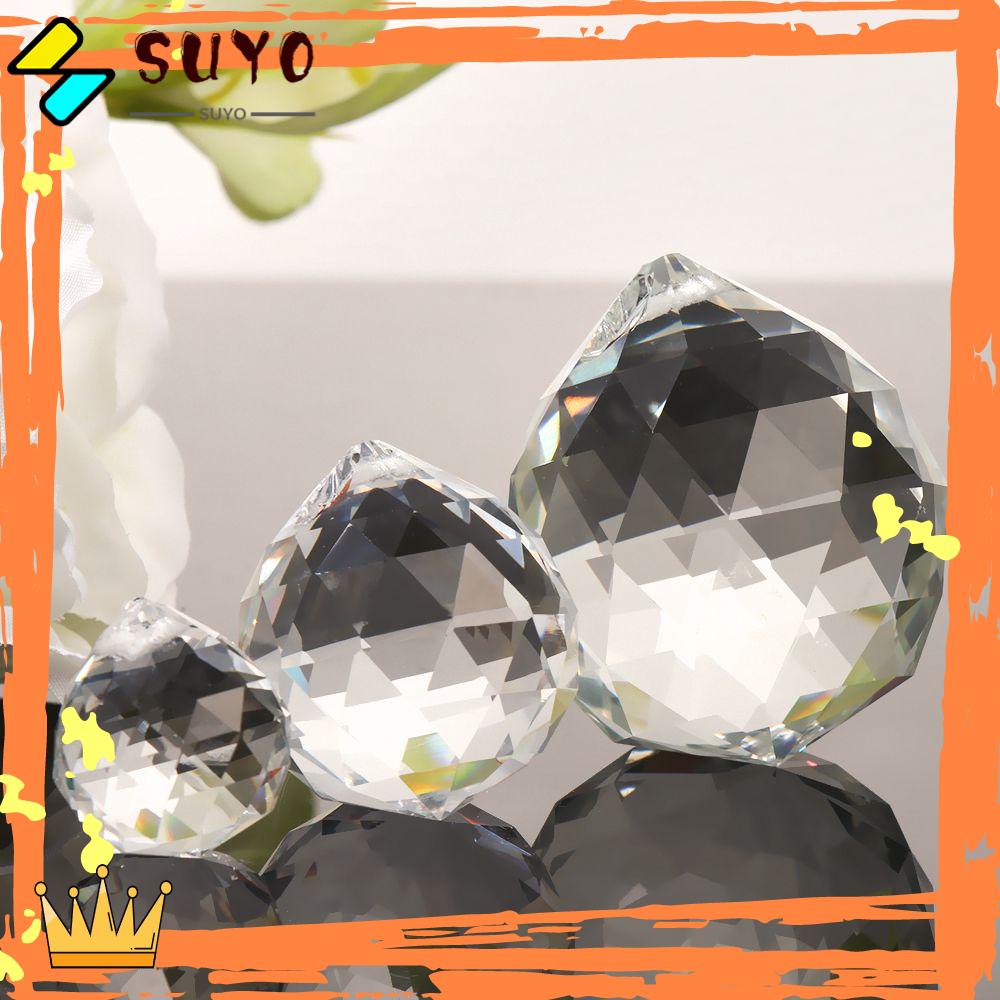 Suyo 5pcs Liontin Bola Kristal Gantung Untuk Ornamen