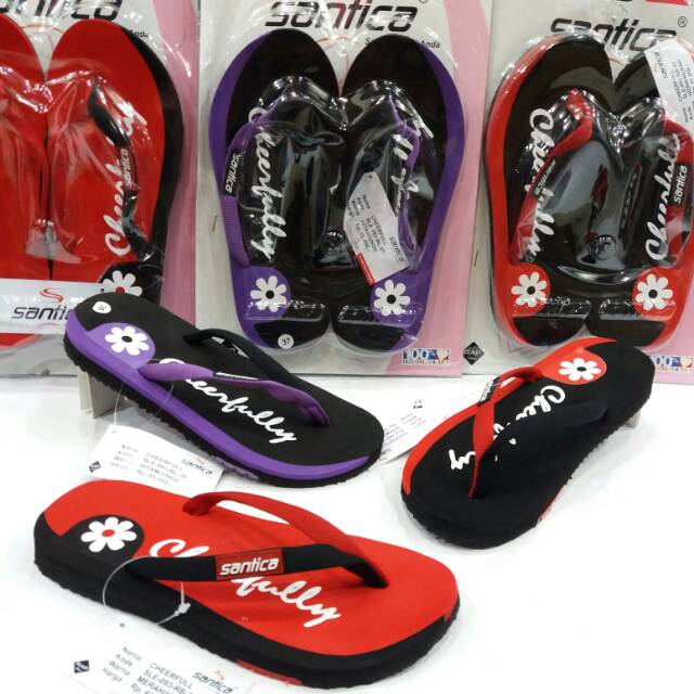 Sandal wanita Merk Santica Type Cheerfull size 36 s/d 40