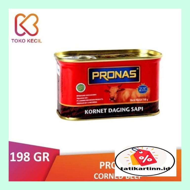 

T4Tksot Tin Pronas Corned Beef Kaleng 198 Gr | Kornet Daging Sapi Kaleng Sotytat