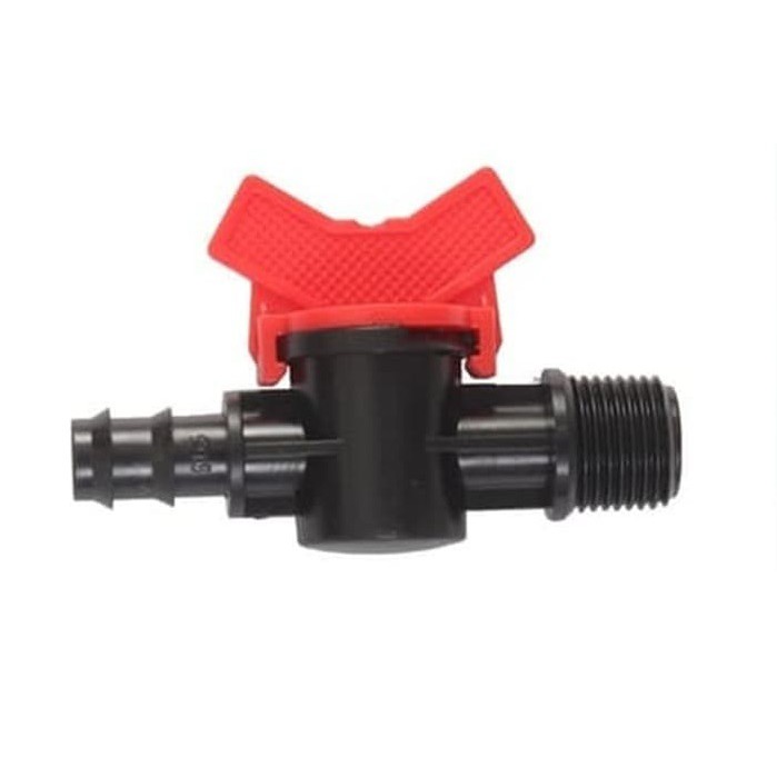 Valve Offtake LDPE Drat 1/2 Keran Selang LDPE 16 Mm