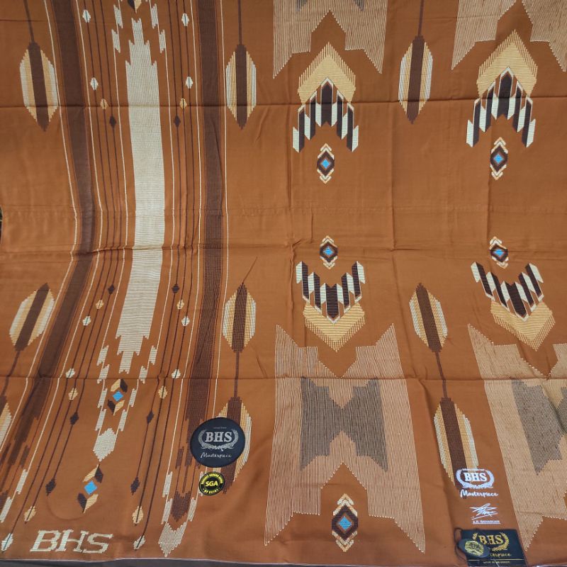 Sarung Tenun BHS Masterpiece Gold SGA Sutra 50%Mercerized