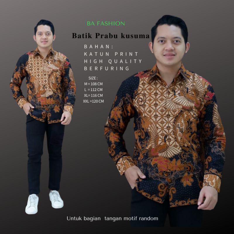 Baju kemeja Batik SOLO pria modern terbaru ori solo