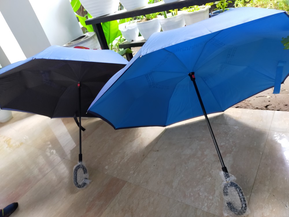 Payung Terbalik Kazbrella Sky Luar Warna 2nd Gen Berkualitas ( New )