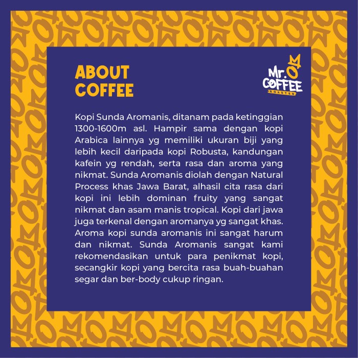 

201ggffg Biji Kopi Arabika Sunda Aromanis | Arabica Specialty Coffee - Satuan, Biji Sangrai Ds20X11