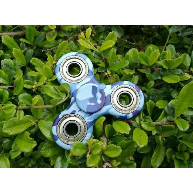 Ready Stock] Fidget Spinner Navy Blue Original Spiner Motif Tentara Angkatan Laut