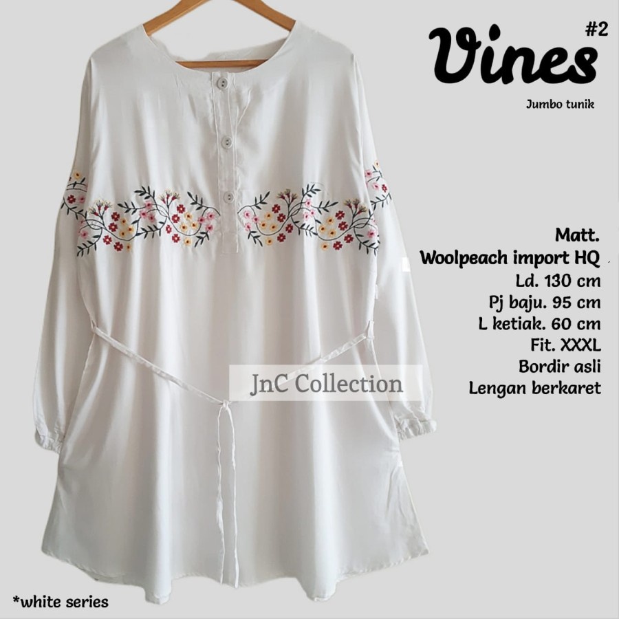 Tunik wanita jumbo Jumbo FASHION Motif Bigsize Import KOREA Lengan Panjang J6C4 TUNIK JUMBO WANITA B