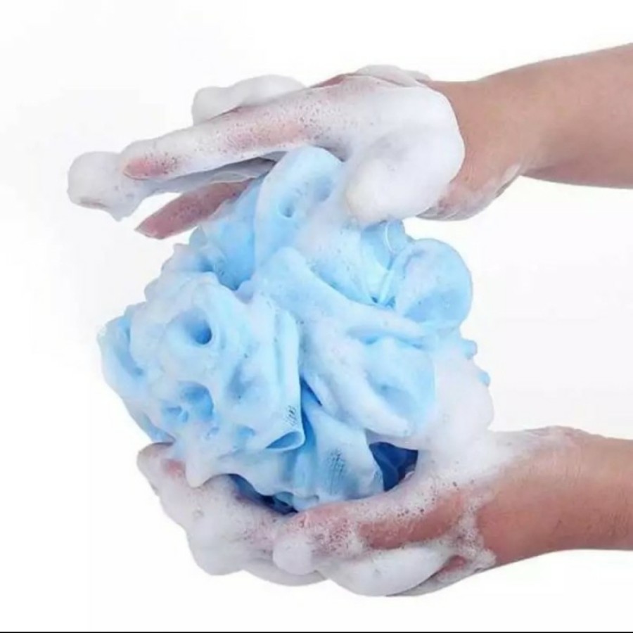 SPONS MANDI JARING - SPONGE JARING SHOWER PUFF BATH SPONS - SC