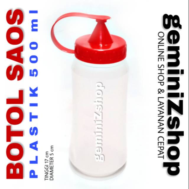 Botol Saos Plastik 500ml