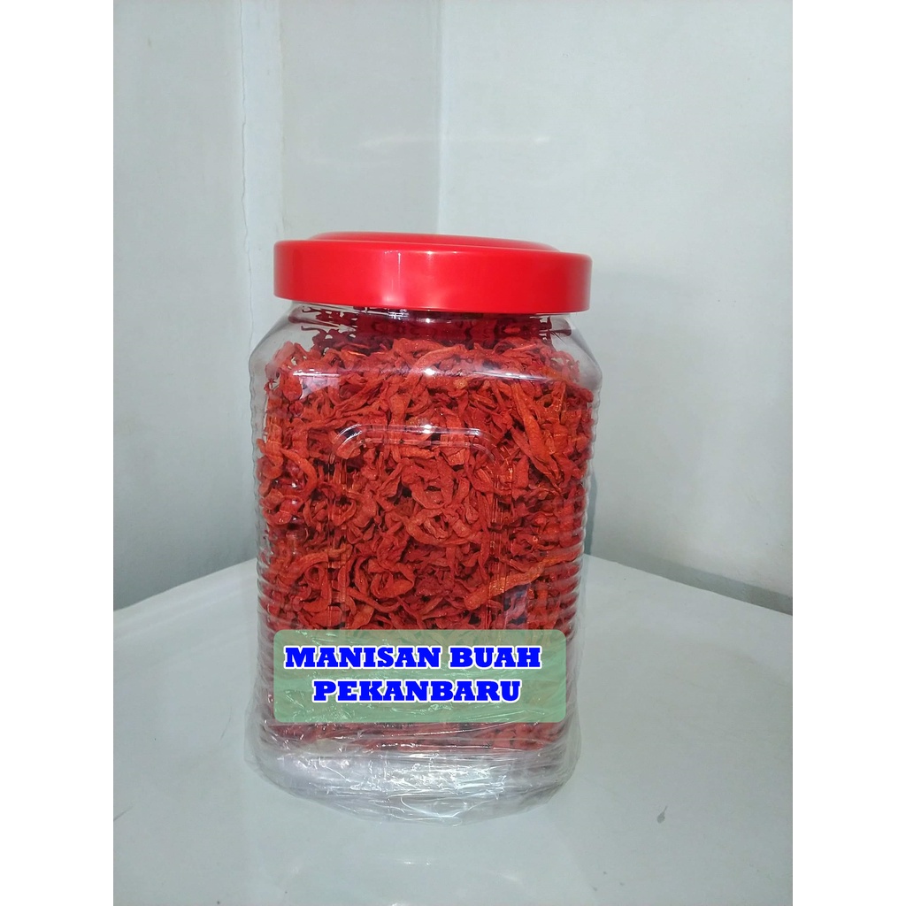 

( IRIS ) Asinan Kiamboy MERAH Halus 100 Gram Kualitas Super / Semboi Merah Iris