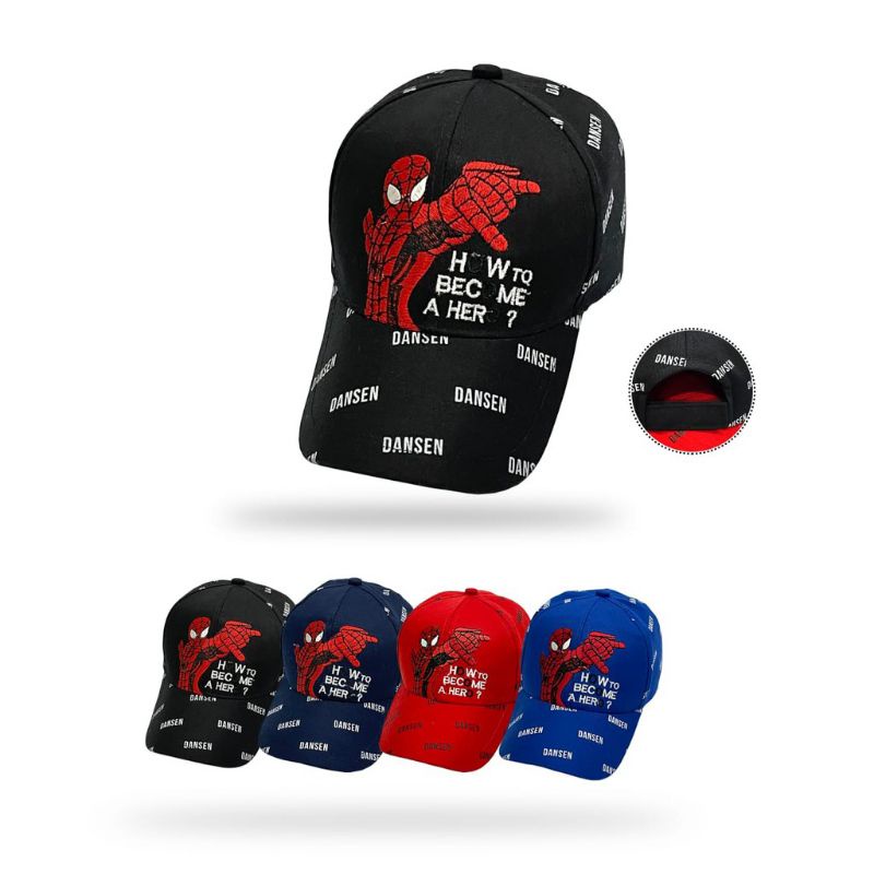 topi anak baseball terbaru karakter superhero