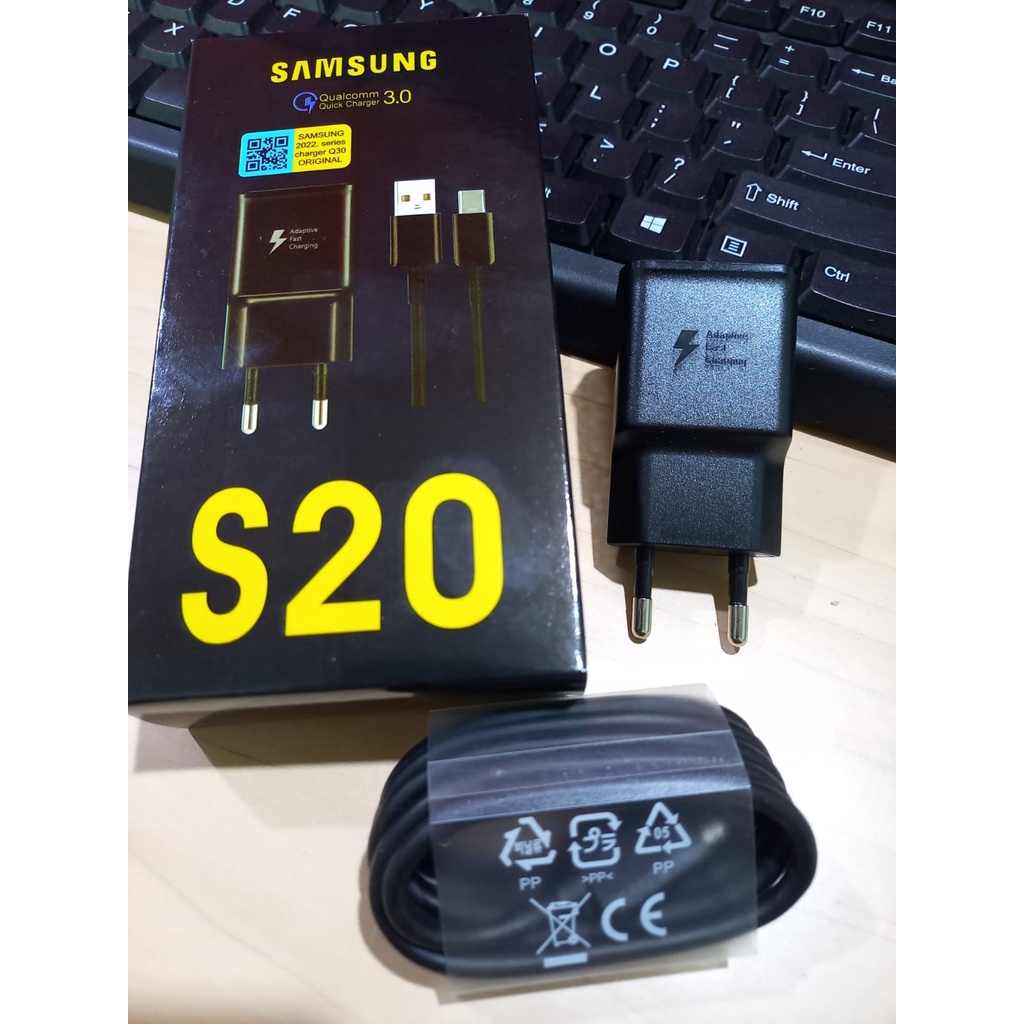 Charger Samsung S10 Plus Micro USB Type C Kualitas Original Fast Charging Qualqomm 3.0 Termurah Berkualitas