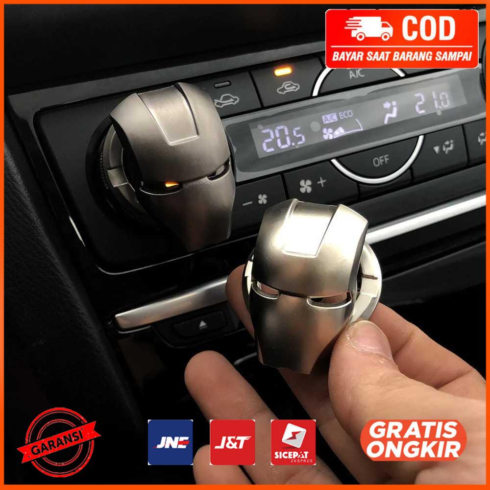 Cover Tombol Start Stop Engine Mobil Iron Man - MV01